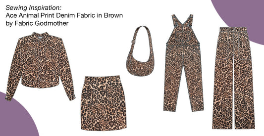 Sewing Inspiration: Leopard Print Denim