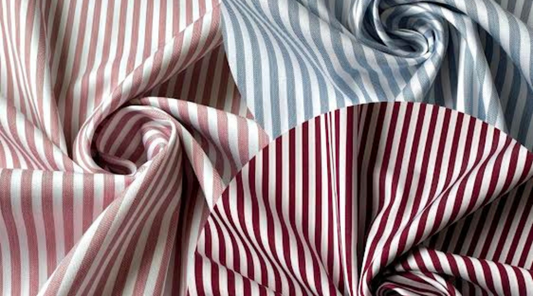 Sewing Pattern Inspiration for Striped Cotton Lyocell Blend Fabrics