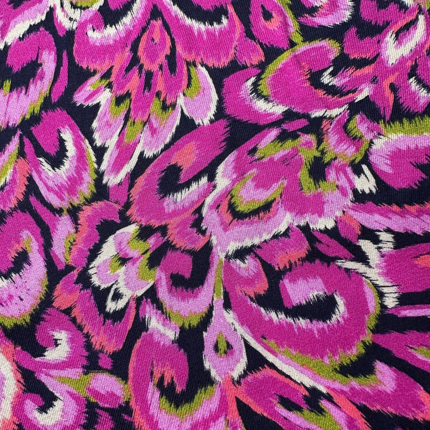 Ness Viscose Twill Fabric in Magenta