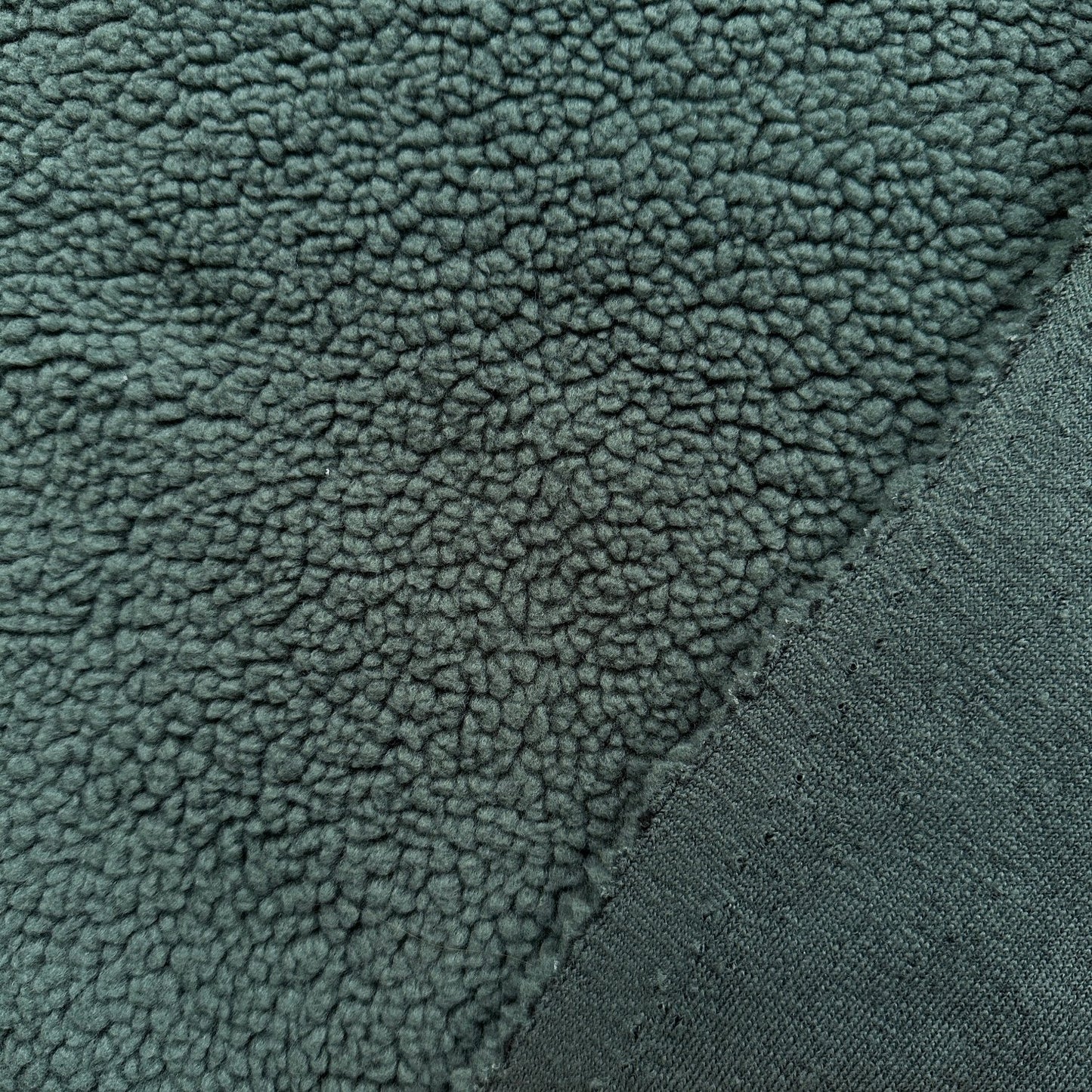 Teddy Fleece in Moss Green