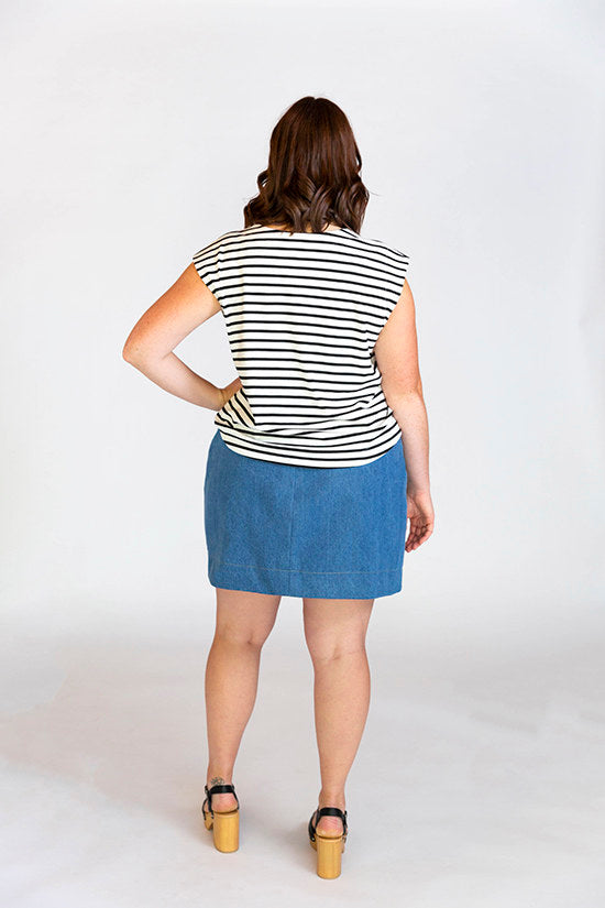 Evelyn Skirt Sewing Pattern - Chalk and Notch