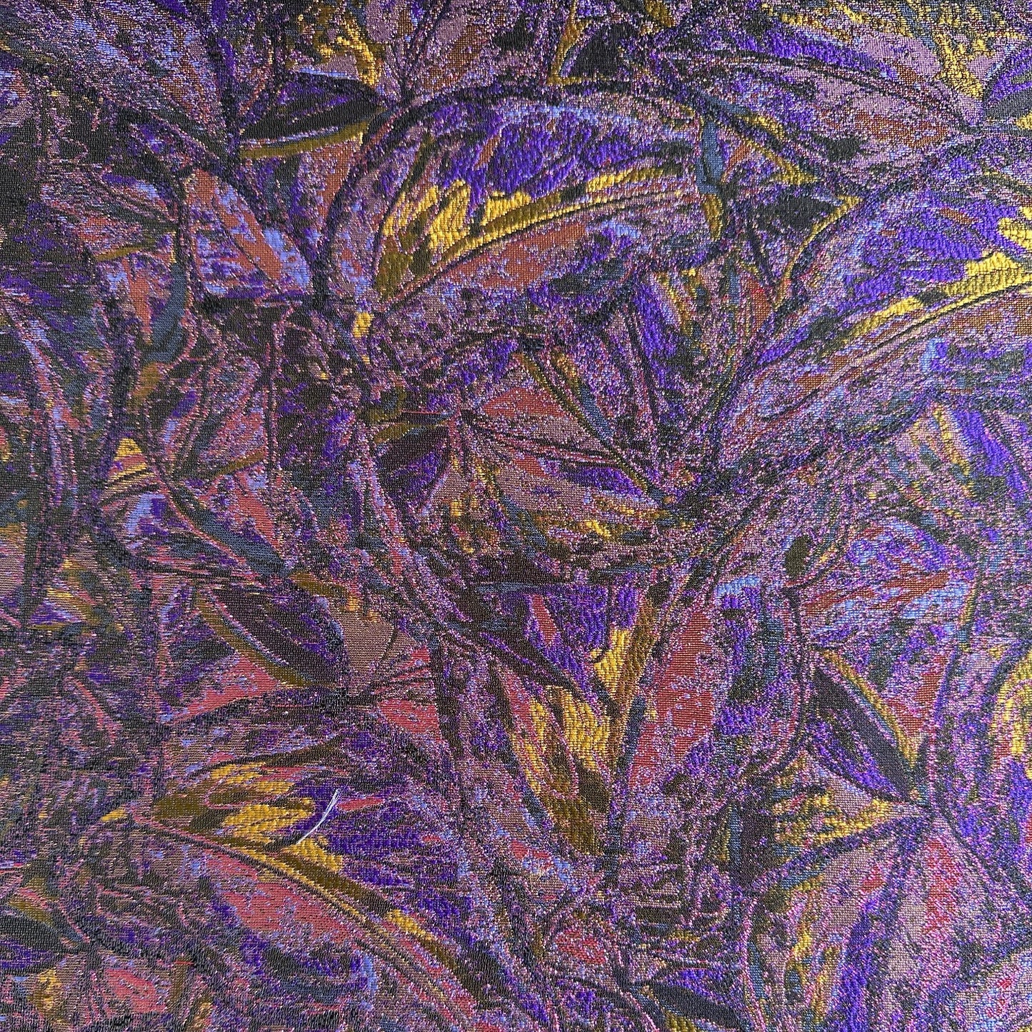 Christine Sparkly Jacquard Fabric in Purple