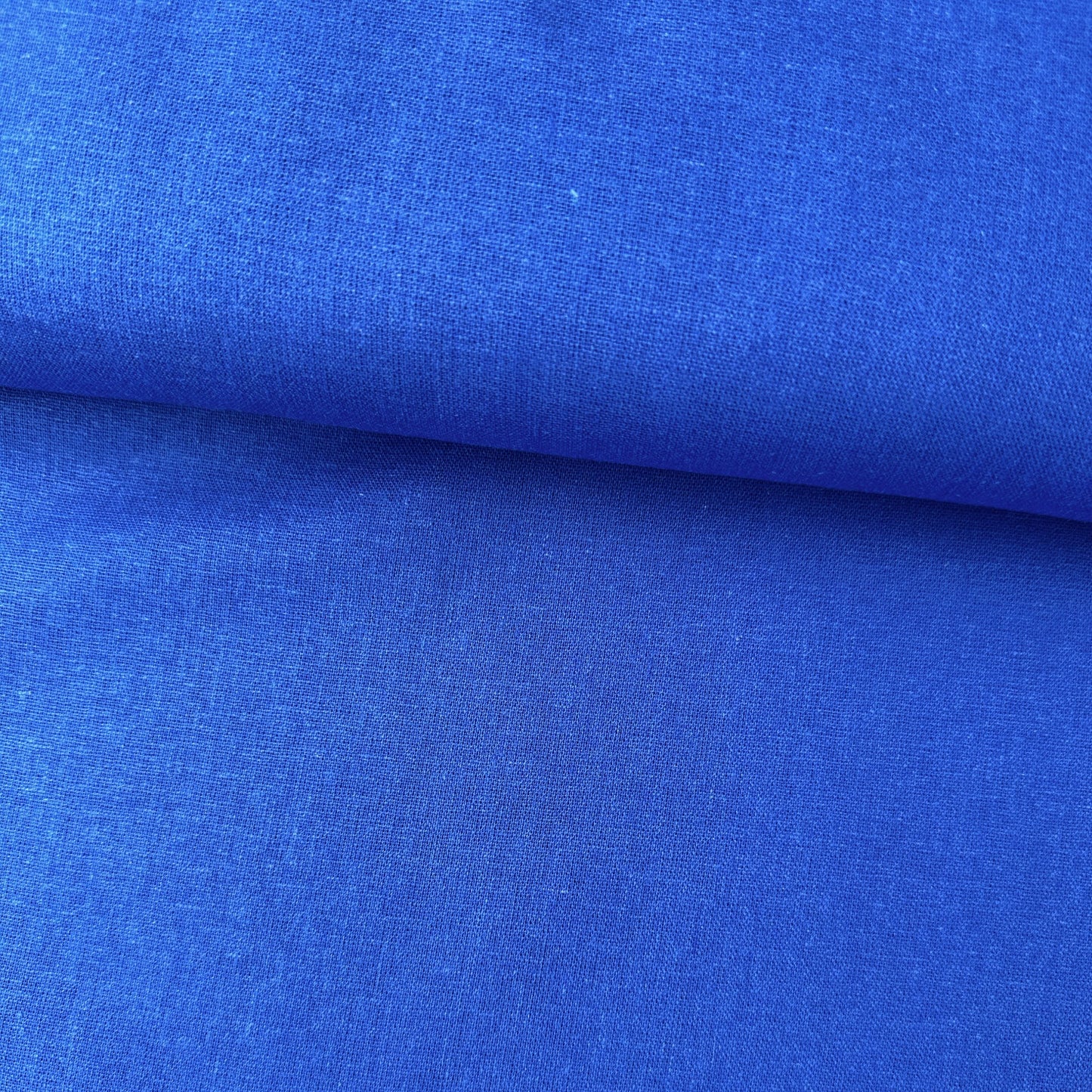 Cobalt Blue Viscose Linen Fabric