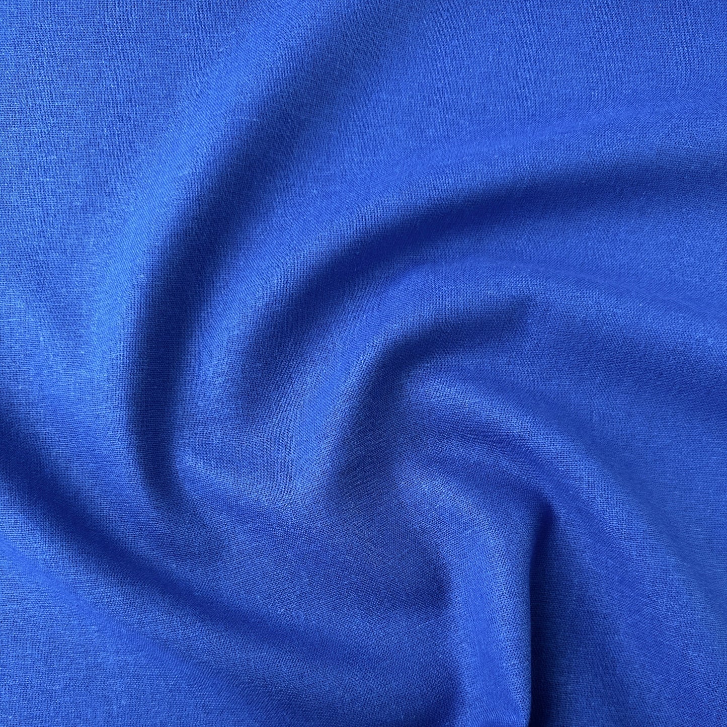 Cobalt Blue Viscose Linen Fabric