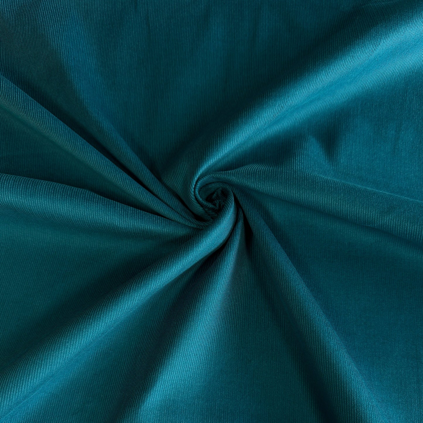 Cotton Needlecord / Babycord Fabric in Teal - 75cm Piece