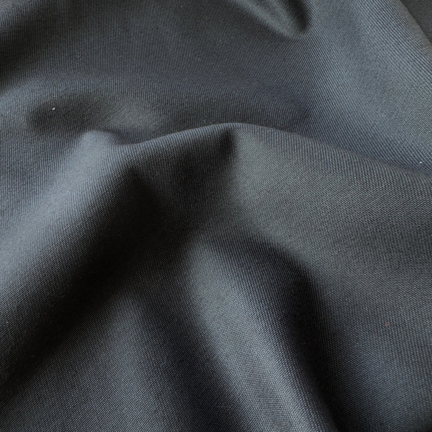Cotton Twill Fabric in Dark Grey
