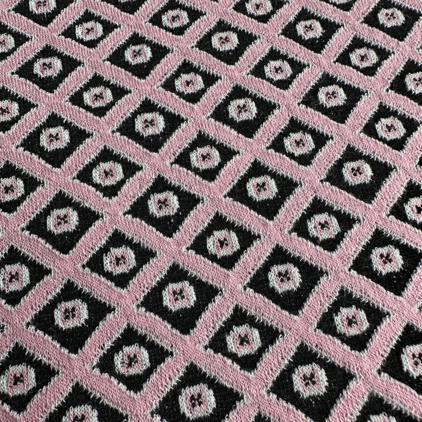 Diamond Jacquard Knit Fabric