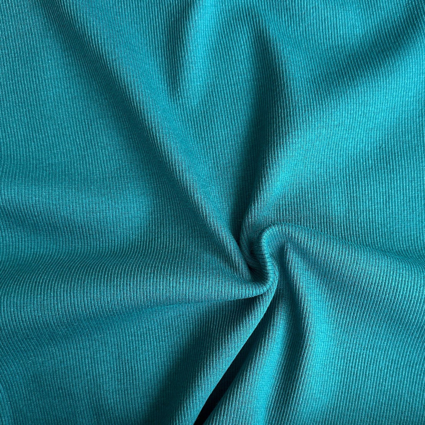 Tubular Ribbing Fabric in Teal