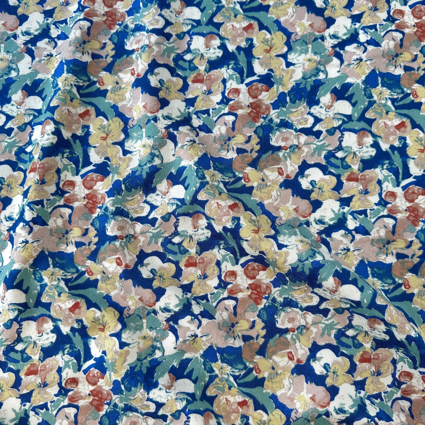 Floral Viscose Twill Fabric