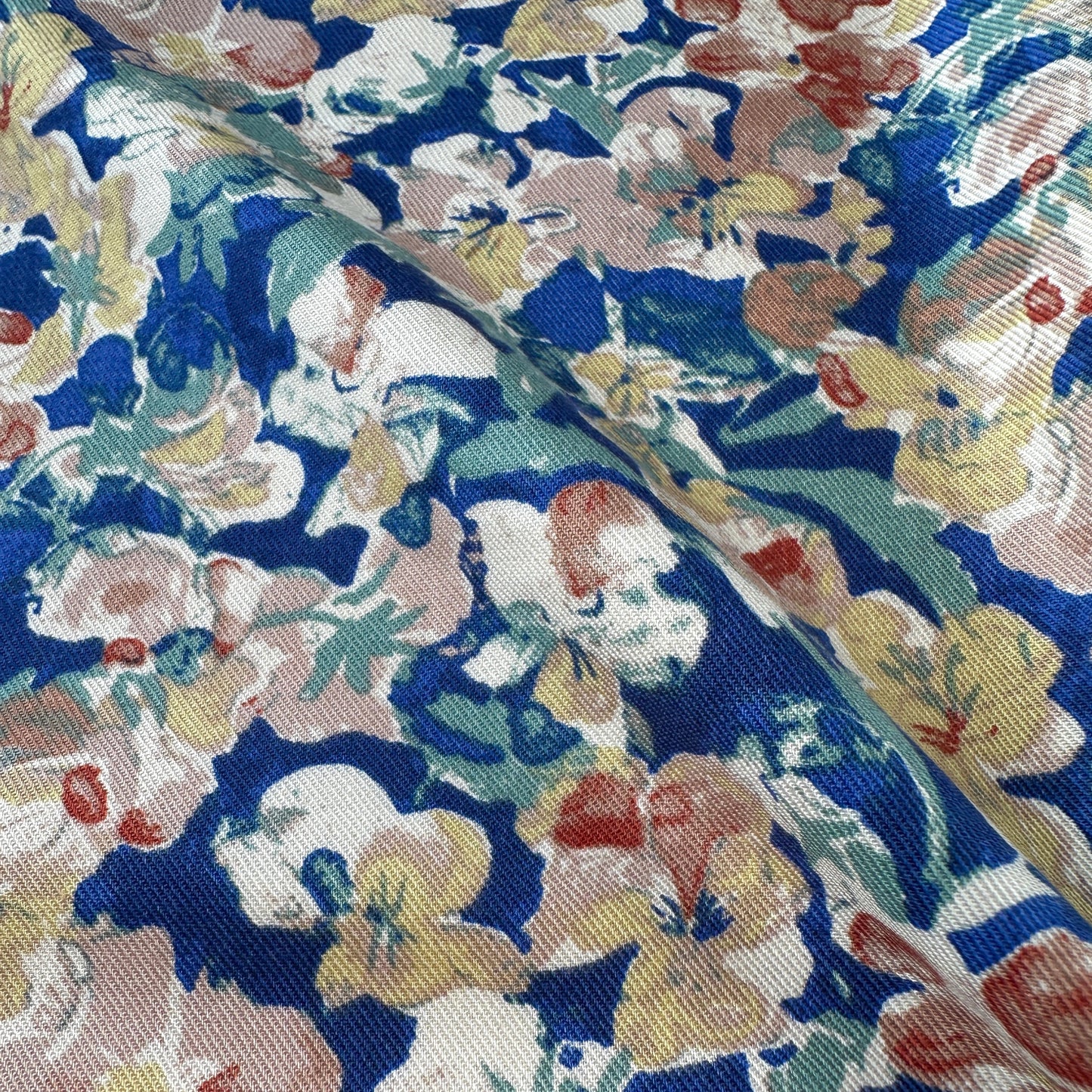 Floral Viscose Twill Fabric