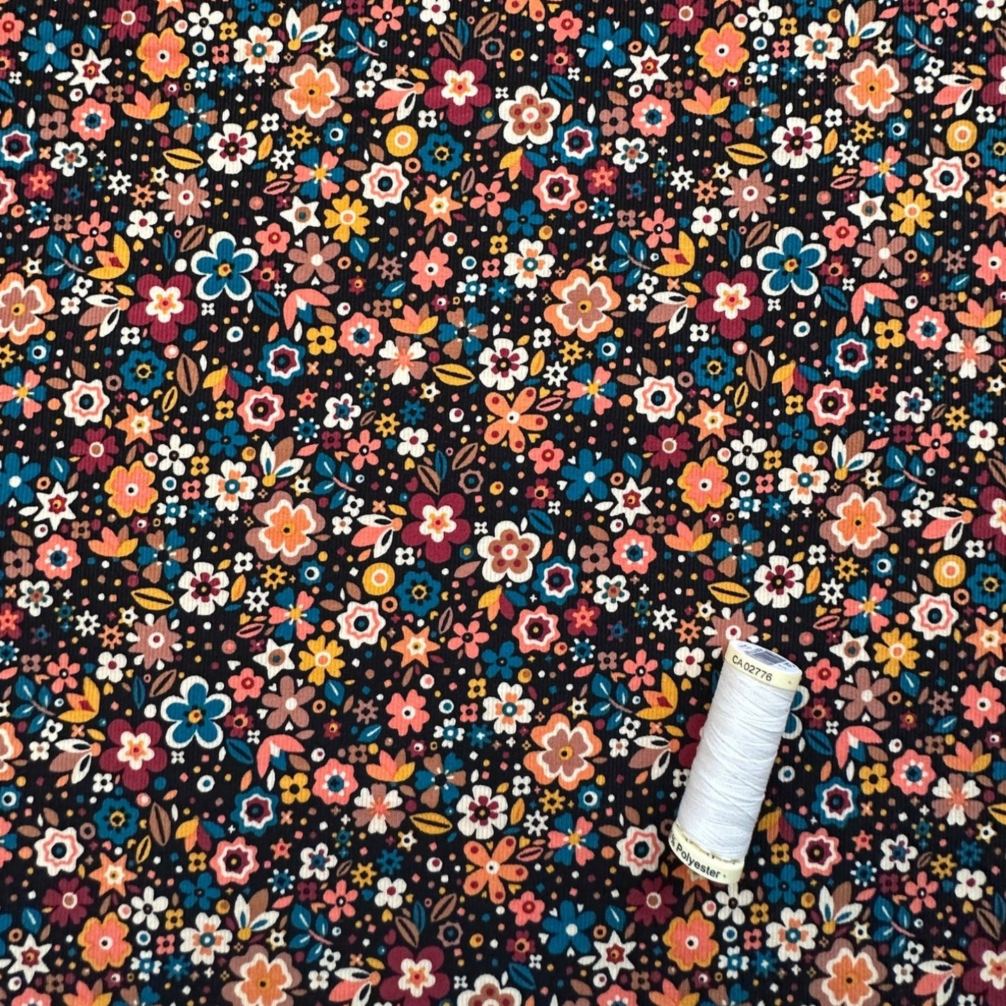 Florali 21 Wale Corduroy Fabric in Coco - Dashwood Studio / Sholto Drumlanrig