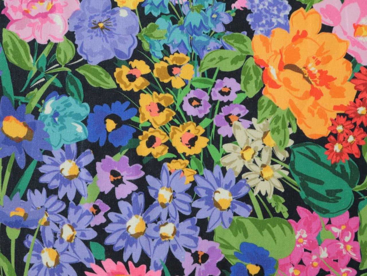 Linnaea Linen Viscose Fabric in Black - Fabric Godmother