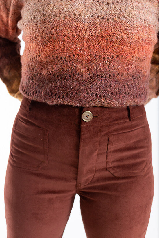 Isle Jeans Sewing Pattern - Chalk and Notch