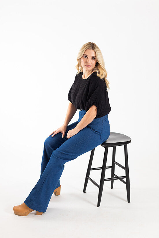 Isle Jeans Sewing Pattern - Chalk and Notch