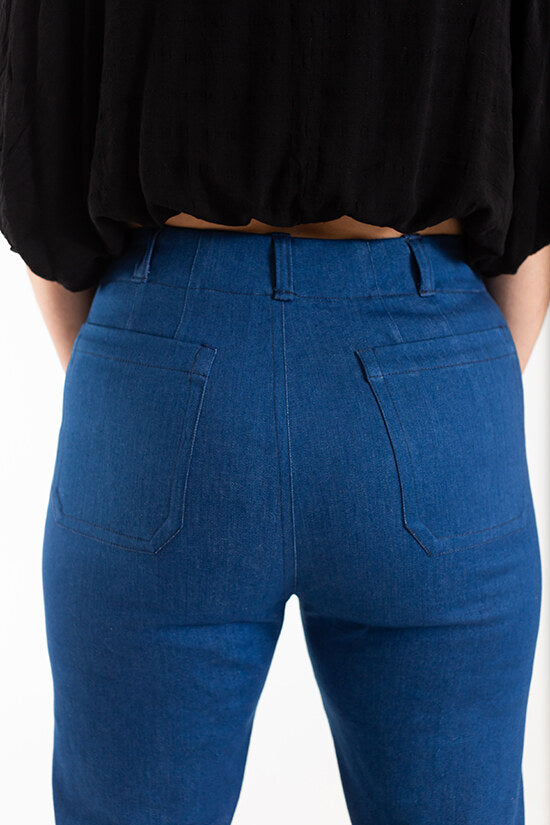 Isle Jeans Sewing Pattern - Chalk and Notch