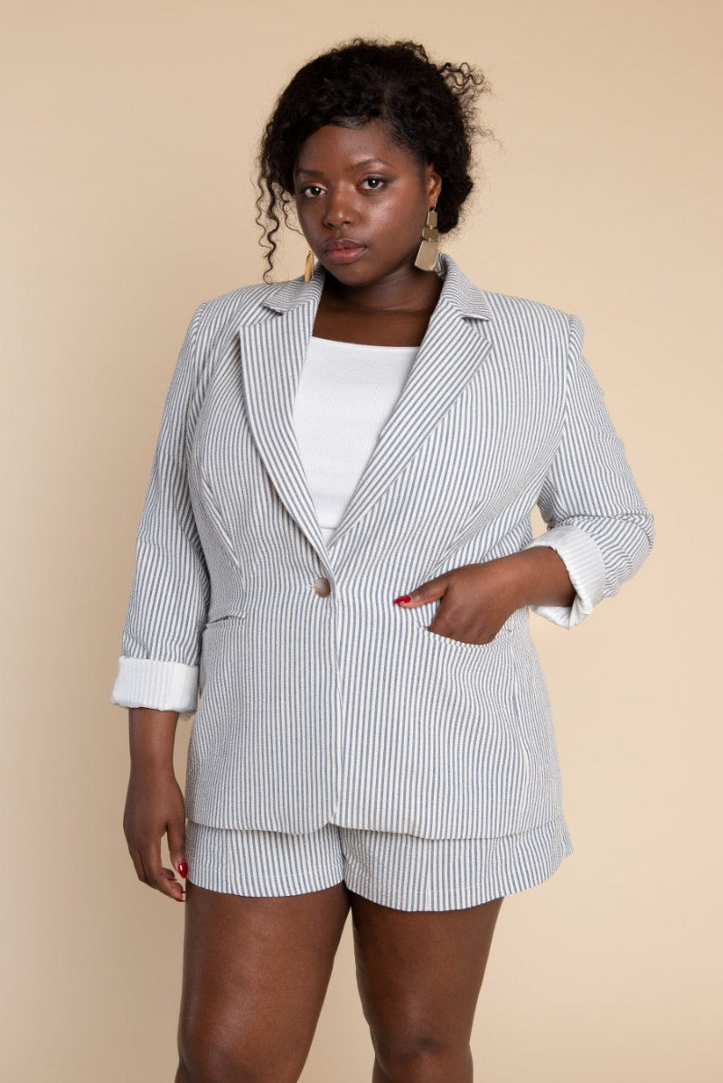 Jasika Blazer Sewing Pattern - Closet Core Patterns
