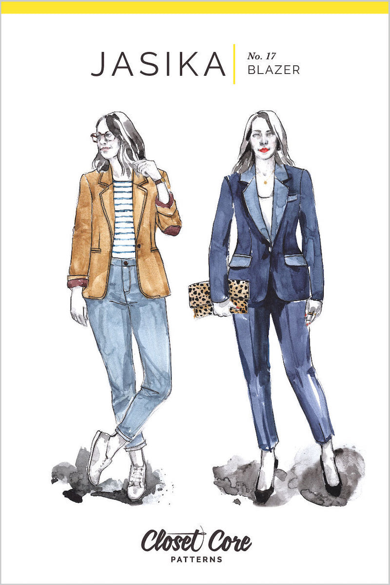 Jasika Blazer Sewing Pattern - Closet Core Patterns