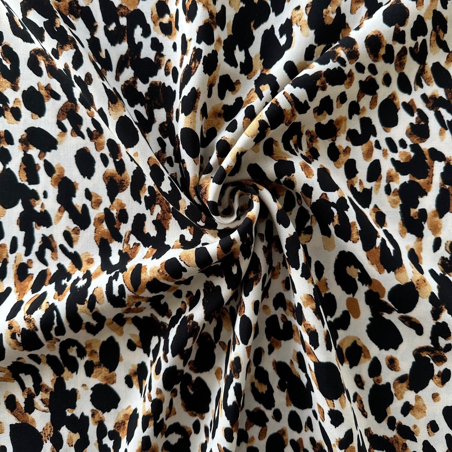 Leopard Viscose Fabric