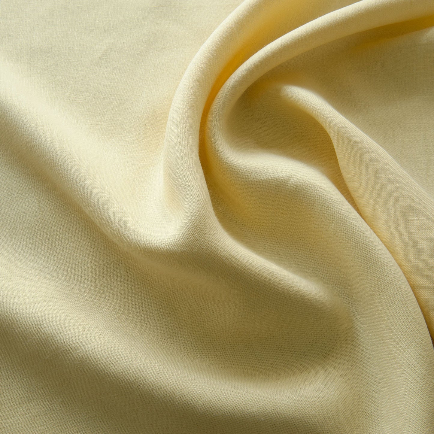 Irish Linen Fabric in Lemon - 2.45m