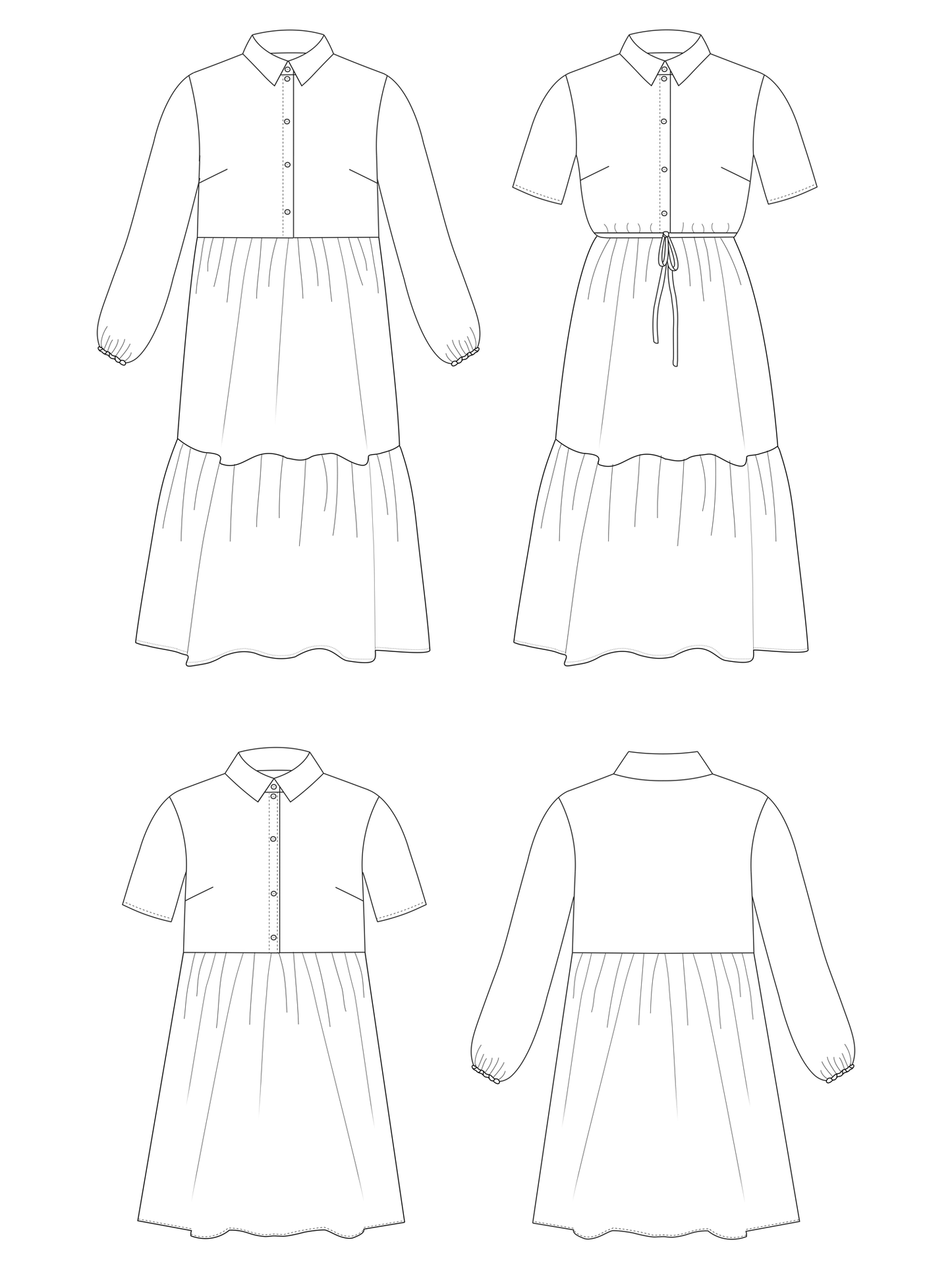 Lyra Dress Sewing Pattern - Tilly and the Buttons
