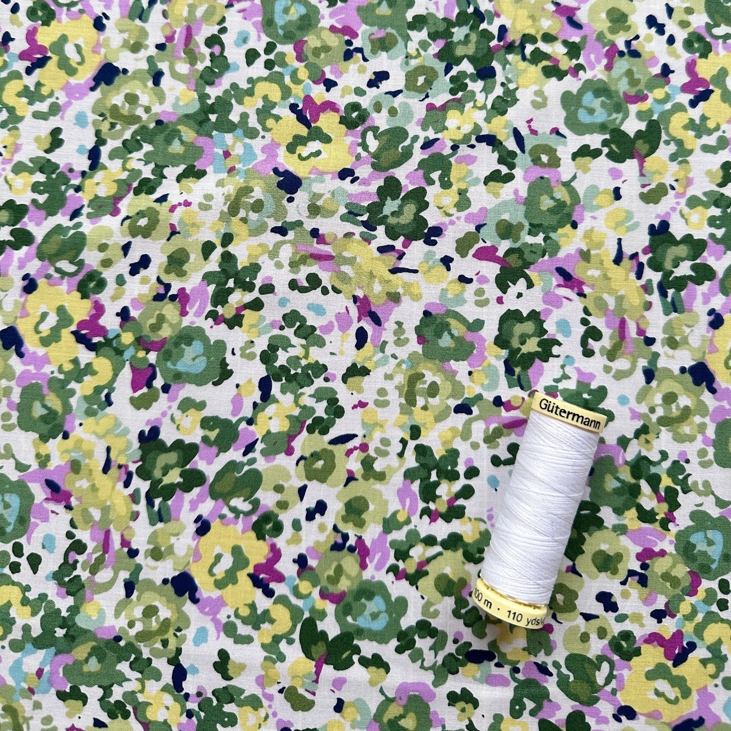 Melody Pima Cotton Lawn Fabric in Green
