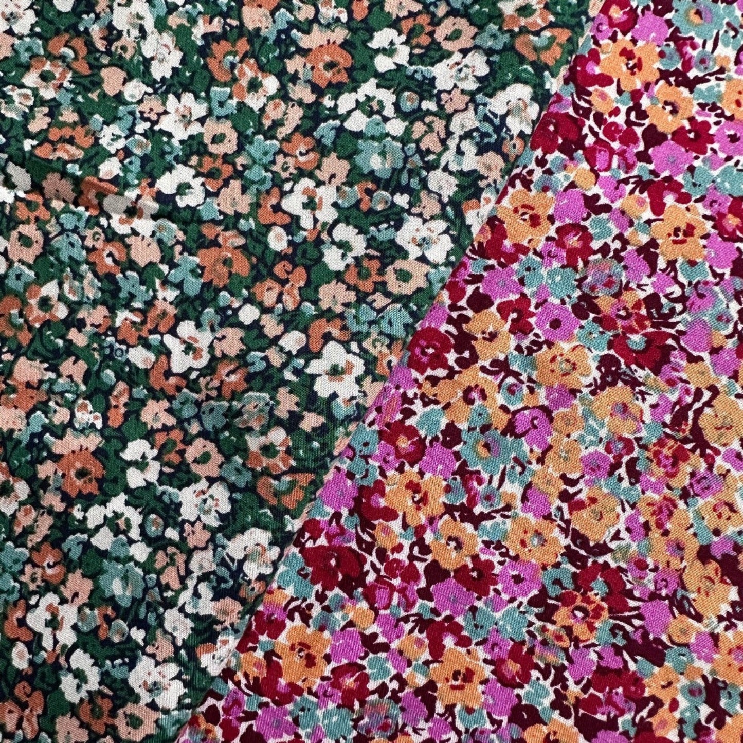 Molly Viscose Fabric in Fuchsia