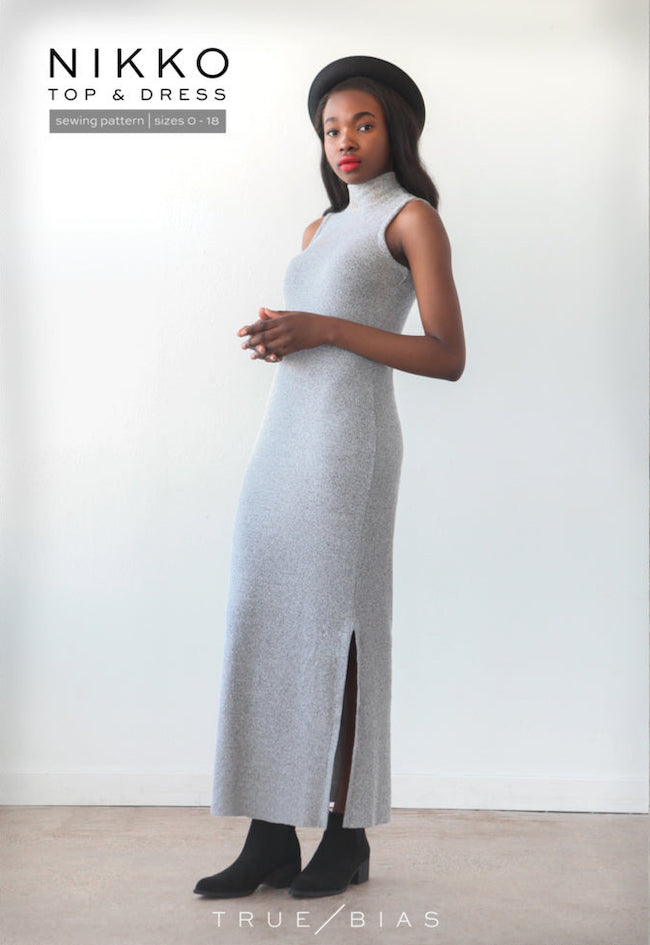 Nikko Top and Dress Sewing Pattern - True Bias