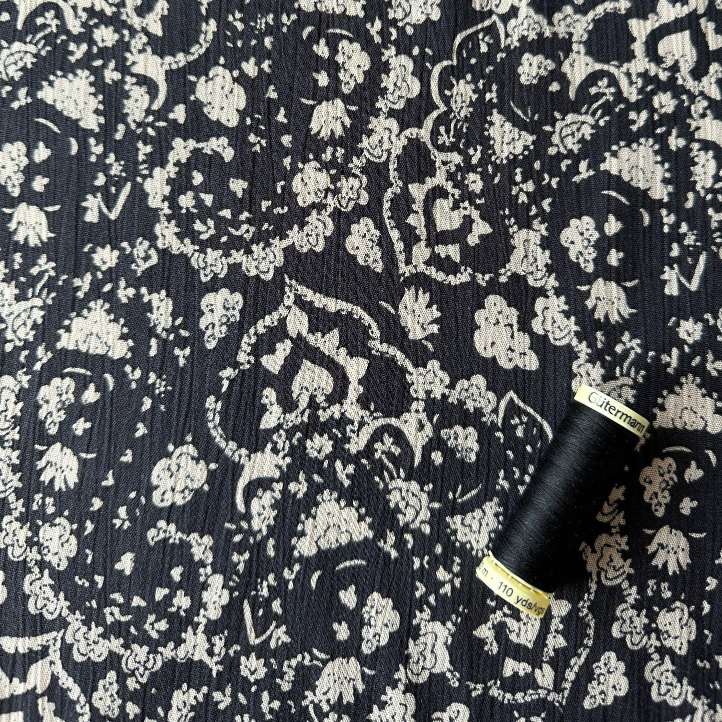 Nora Crinkle Viscose Fabric - 70cm piece
