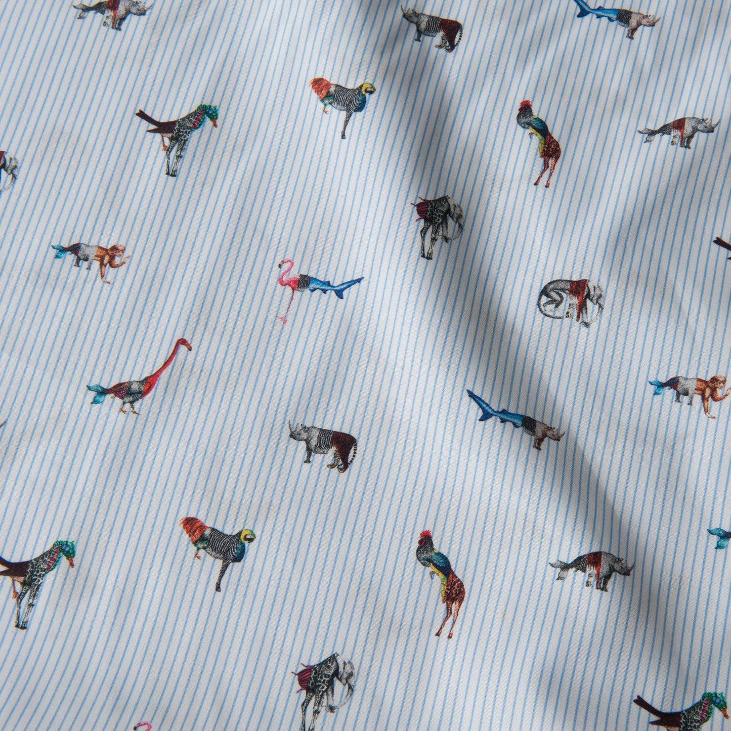 Quirky Animals Cotton Poplin Fabric - 60cm