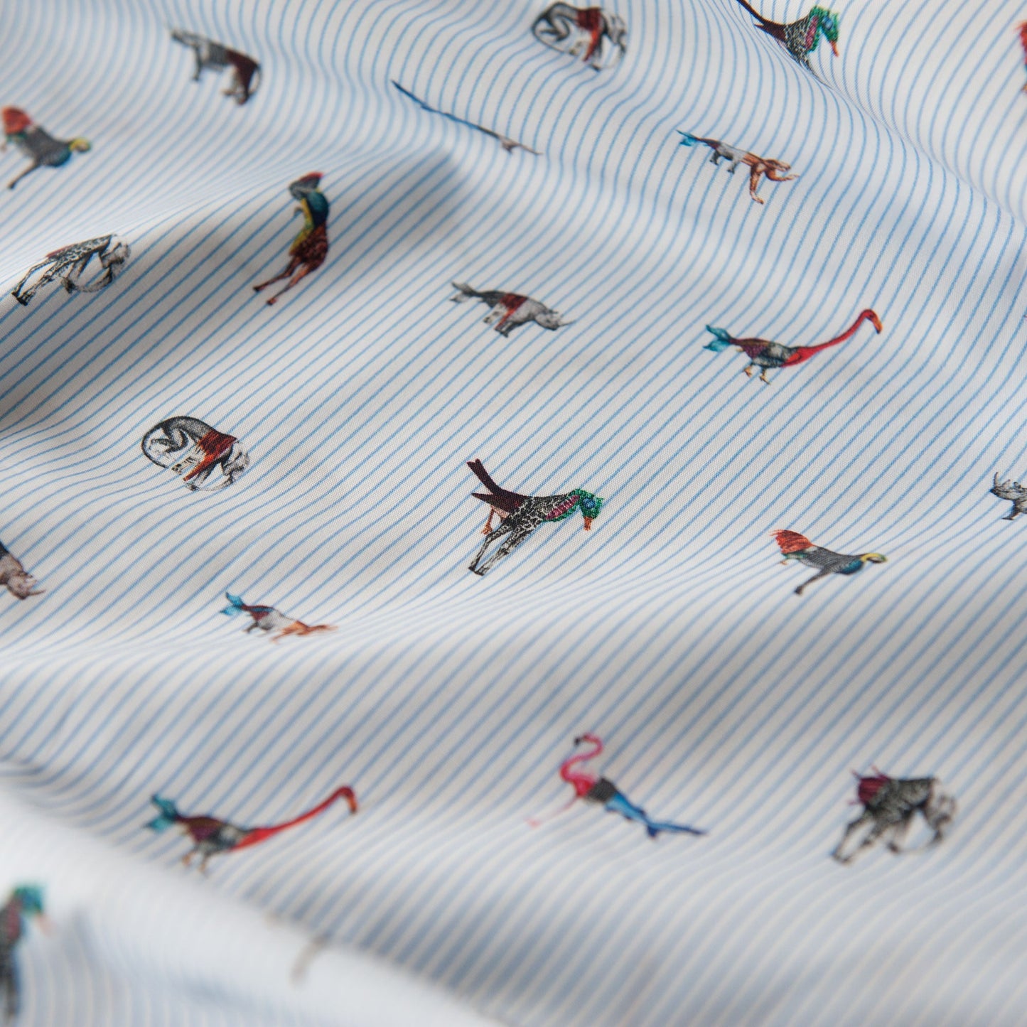 Quirky Animals Cotton Poplin Fabric - 60cm