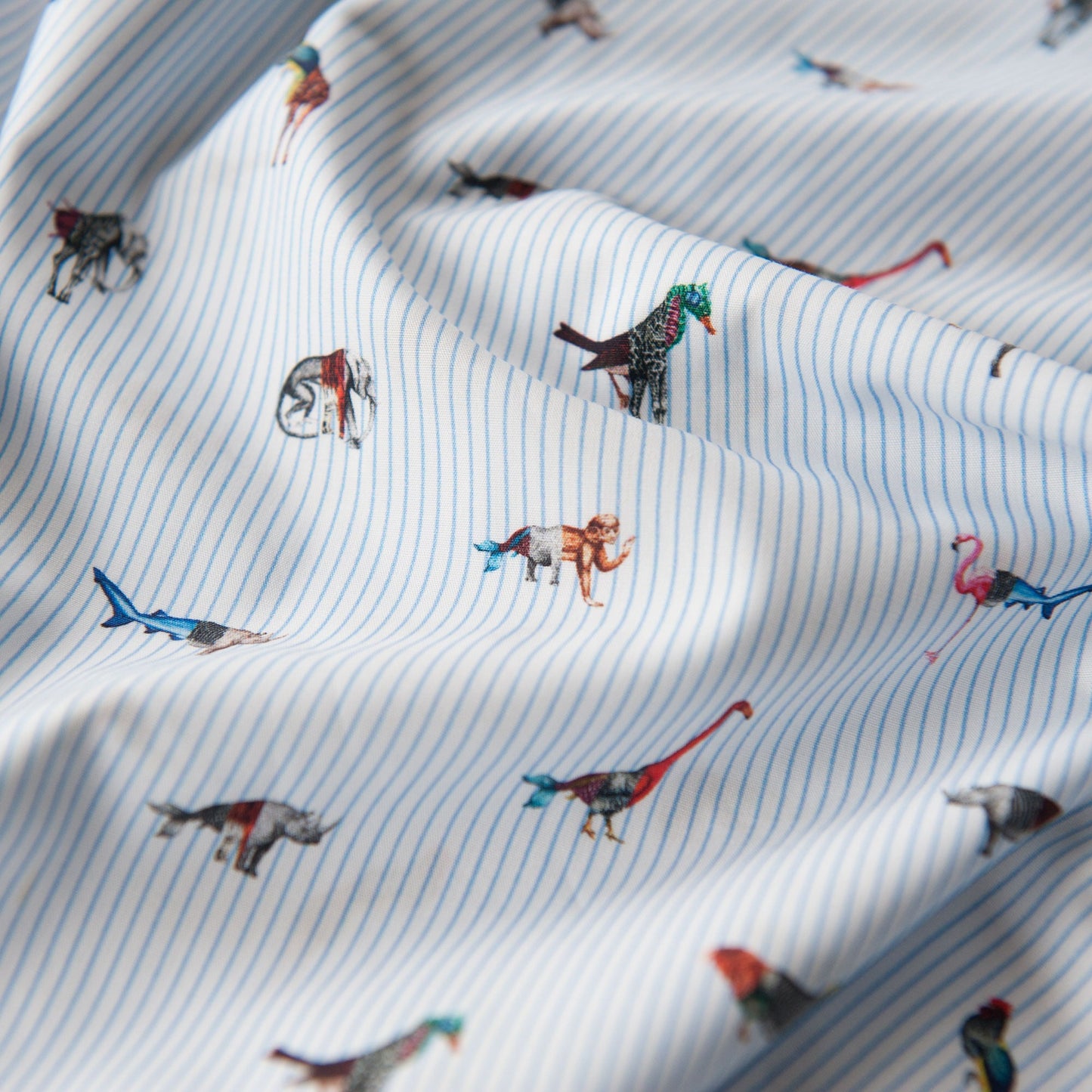 Quirky Animals Cotton Poplin Fabric - 60cm