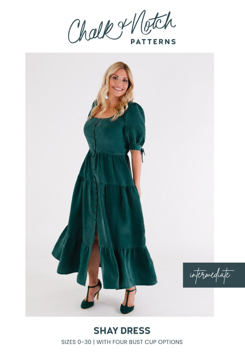 Shay Dress Sewing Pattern - Chalk and Notch