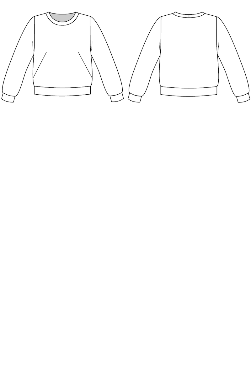 Sloane Sweatshirt Sewing Pattern - Named