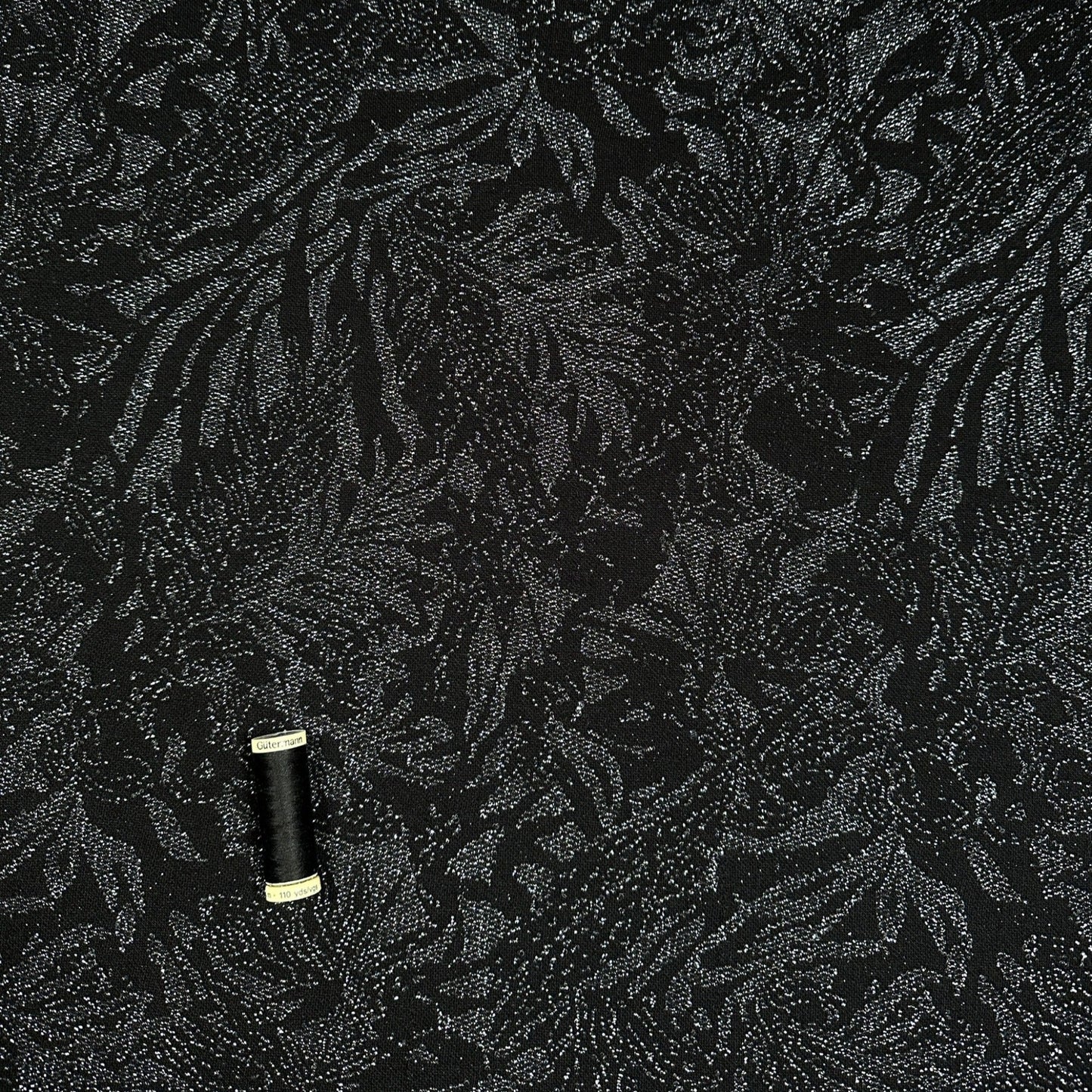 Sparkly Flora Knit Fabric