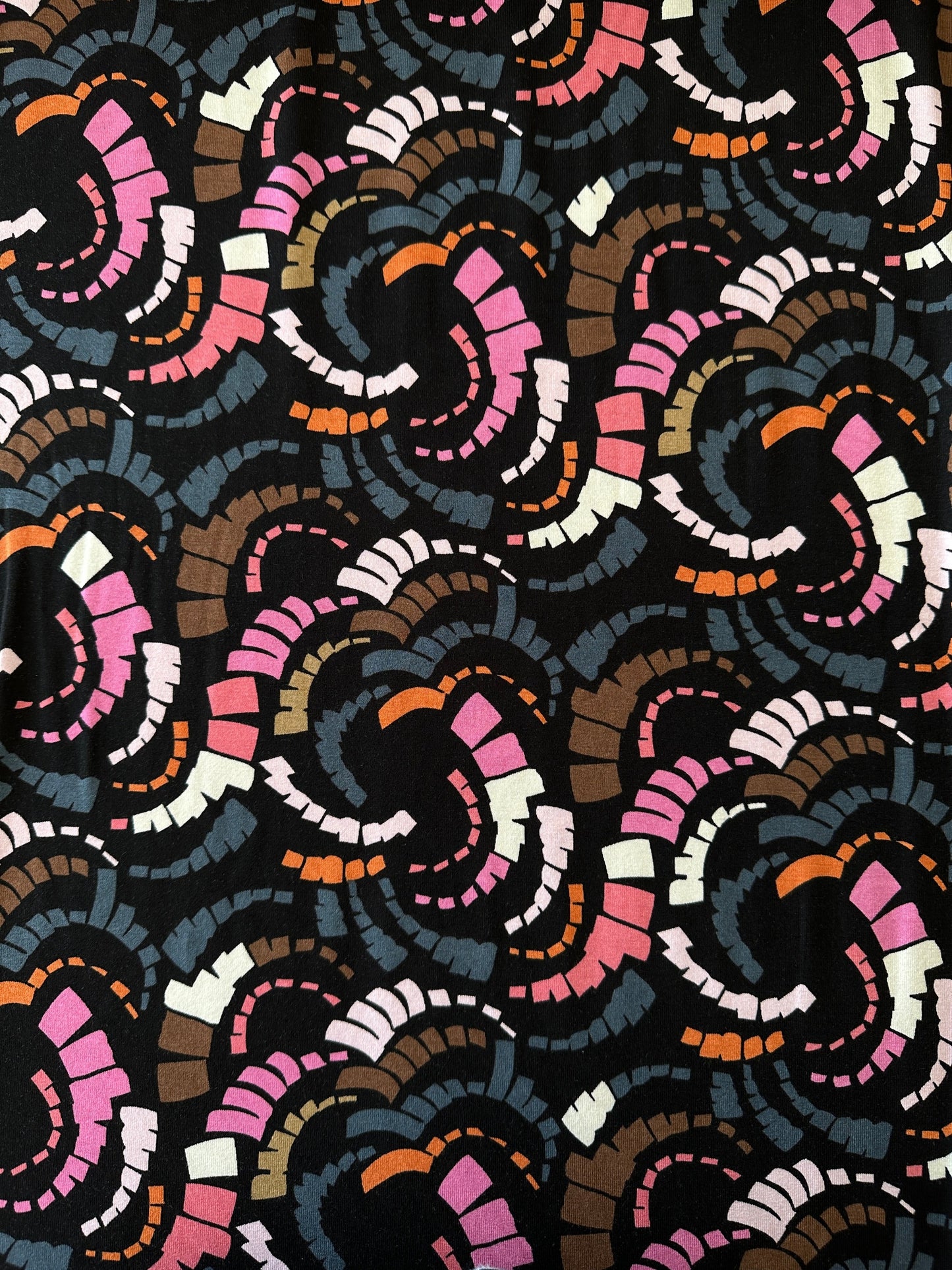 Spiral Viscose Jersey Fabric