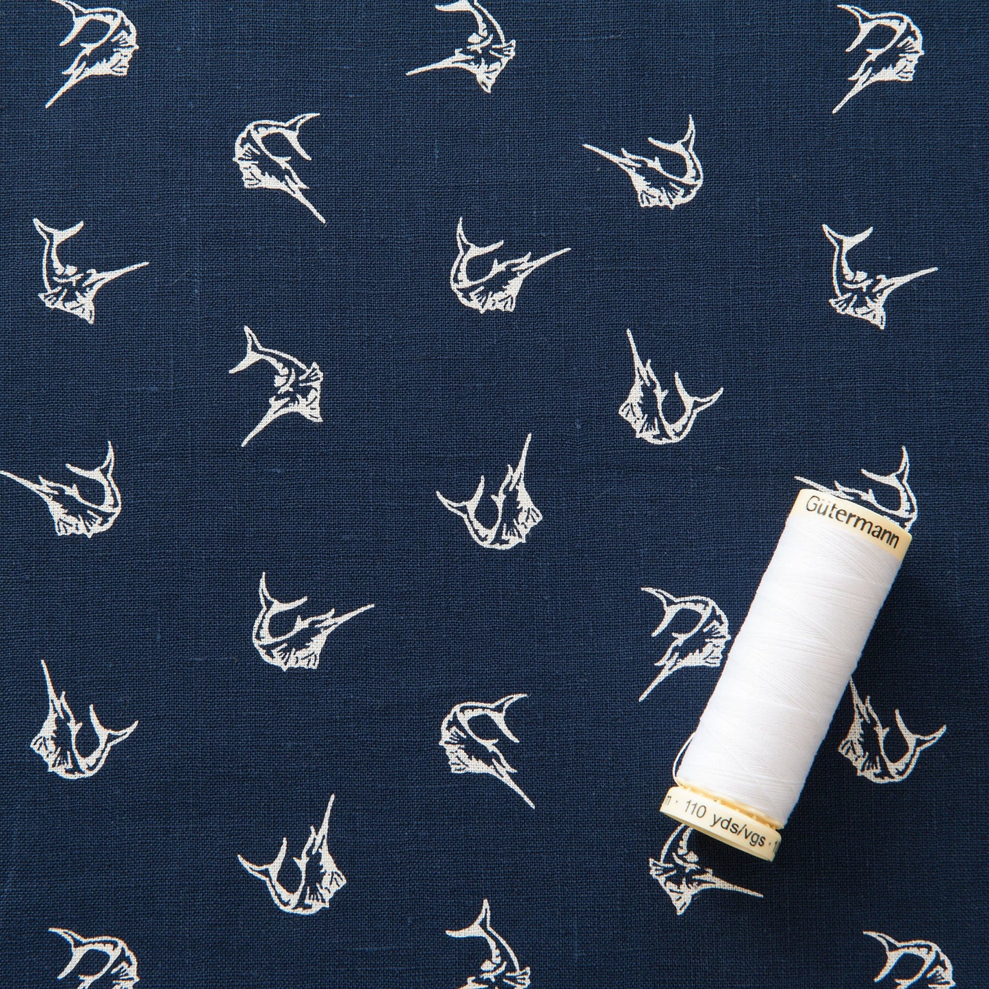 Swordfish Cotton Linen - 1.8m Piece