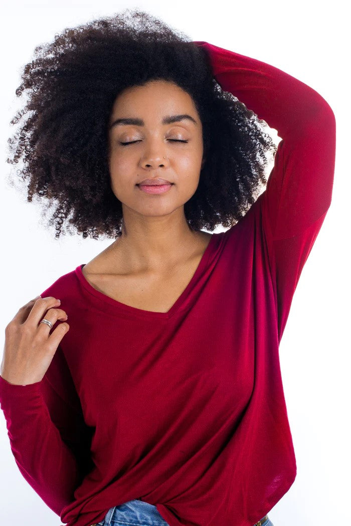 Tabor V-Neck Top Sewing Pattern by Sew House Seven