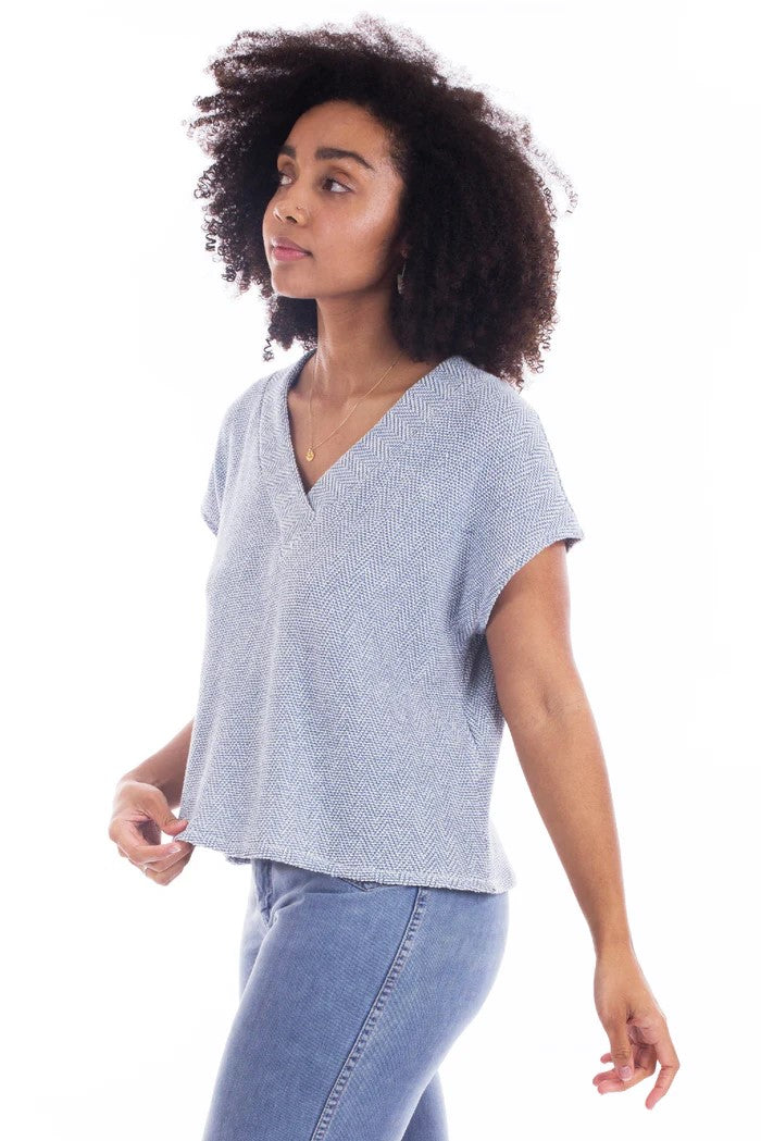 Tabor V-Neck Top Sewing Pattern by Sew House Seven