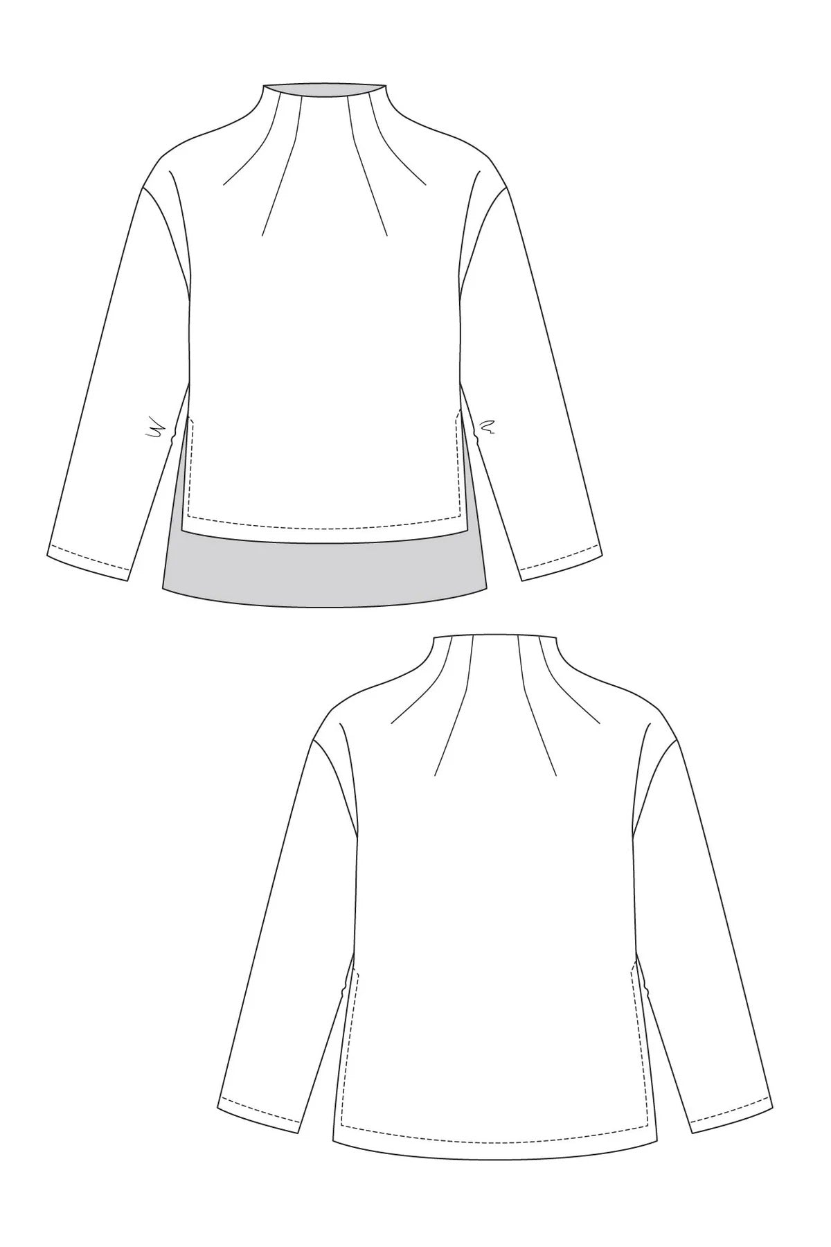 Talvikki Sweater Sewing Pattern - Named