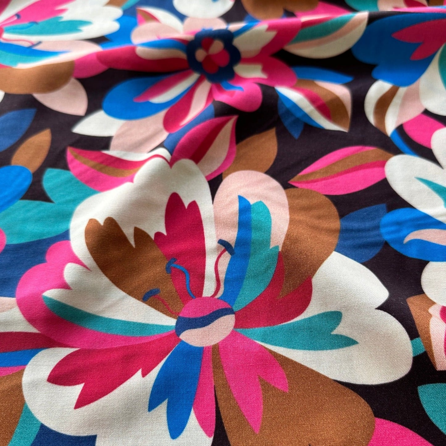 Tapestry Rayon Fabric in Berry - Dashwood Studio / Sholto Drumlanrig