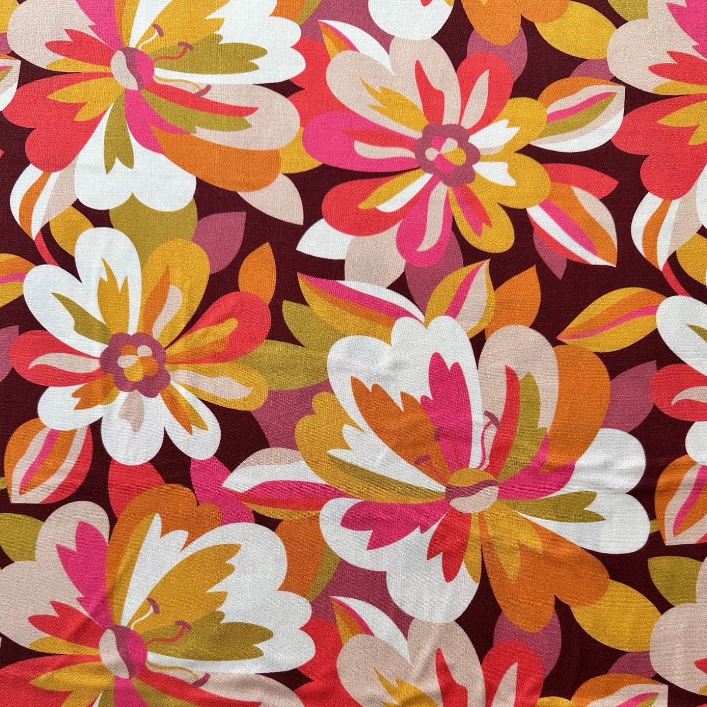 Tapestry Rayon Fabric in Flame - Dashwood Studio / Sholto Drumlanrig