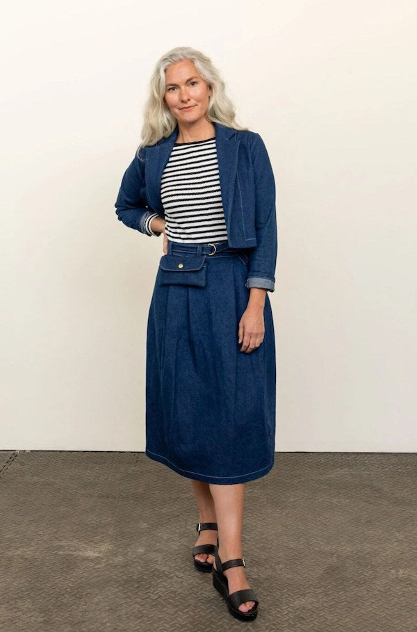 The Bernadette Skirt Sewing Pattern - Friday Pattern Company