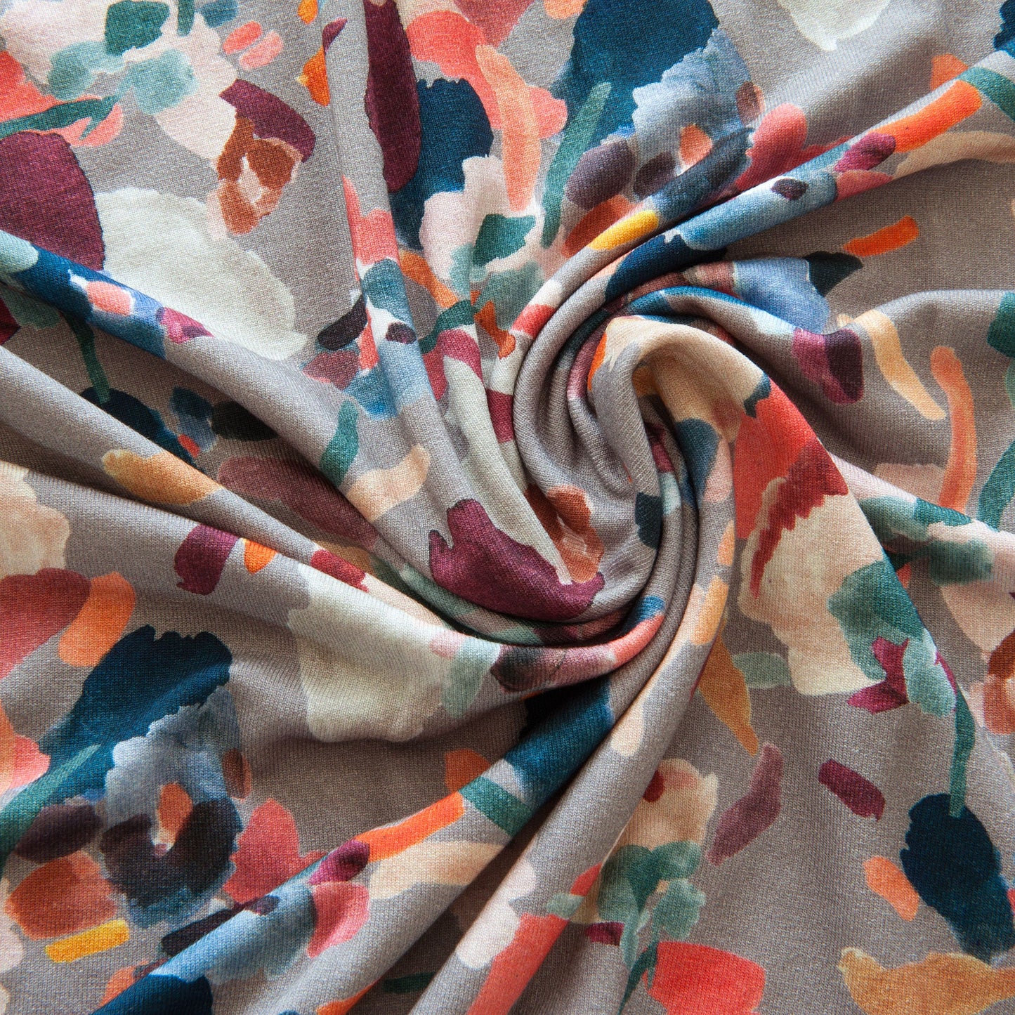 This Is Art Viscose Jersey In Grey - 45cm piece