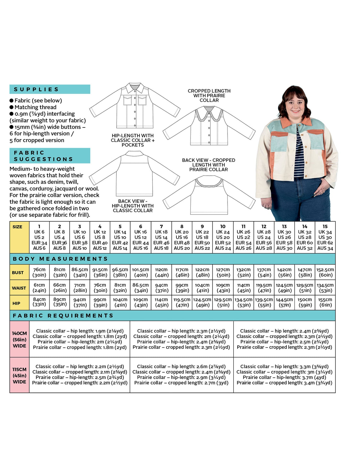 Sonny Jacket Sewing Pattern - Tilly and the Buttons