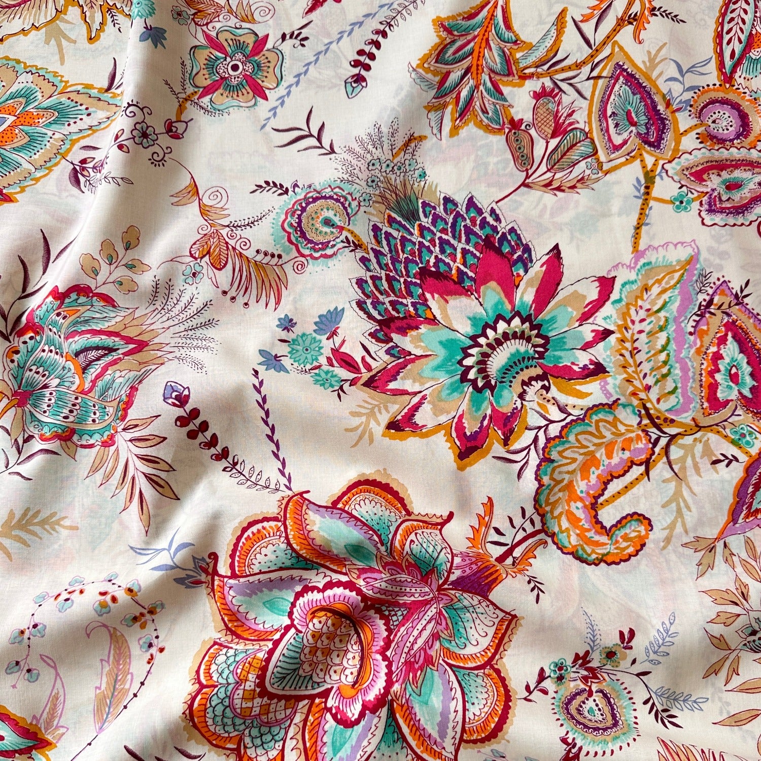 Tropical Paisley Cotton Fabric – Sew Sew Sew