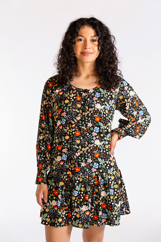Wren Blouse and Dress Sewing Pattern - Chalk and Notch
