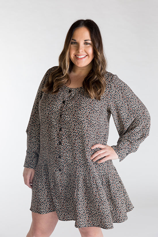 Wren Blouse and Dress Sewing Pattern - Chalk and Notch