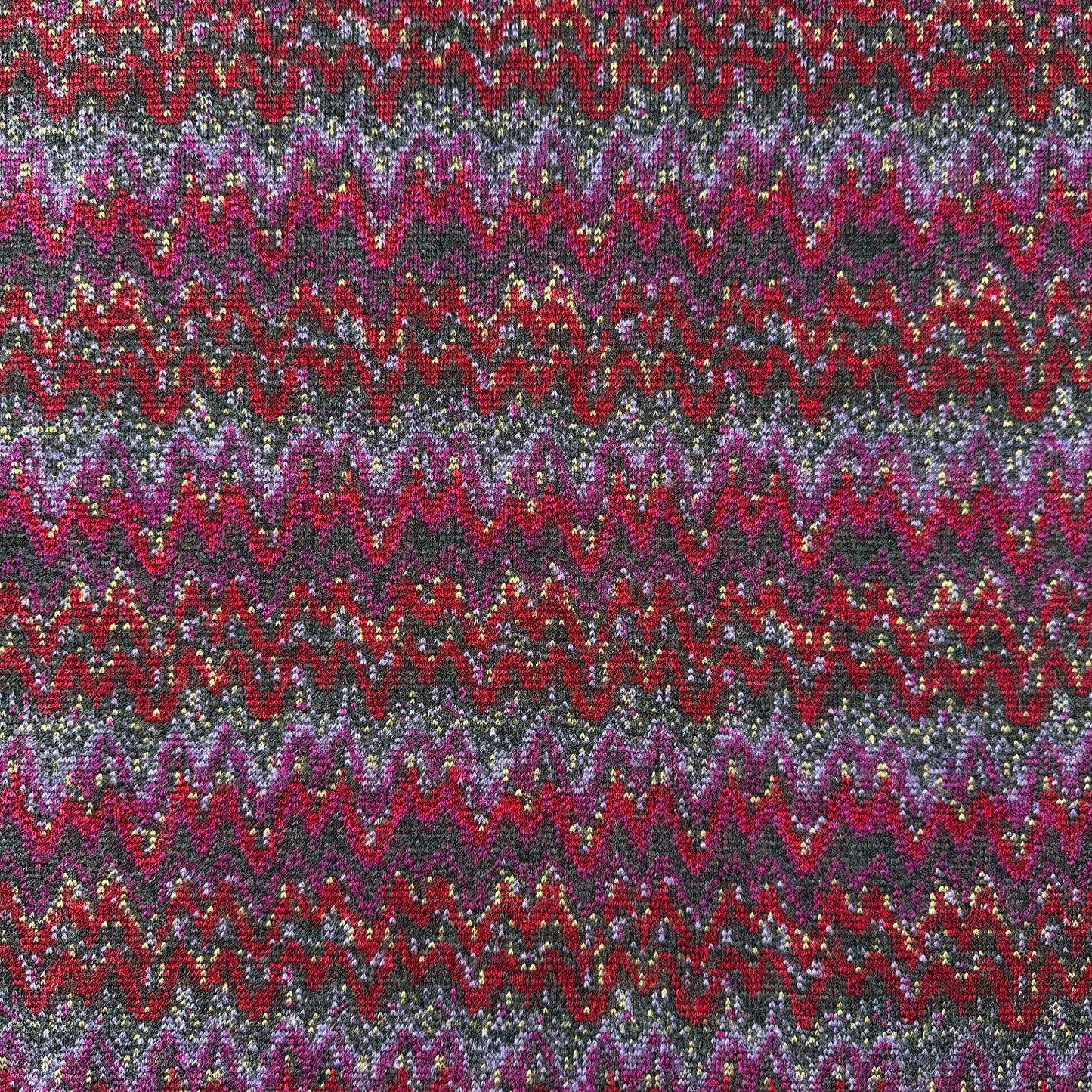 Zig Zag Knitted Fabric