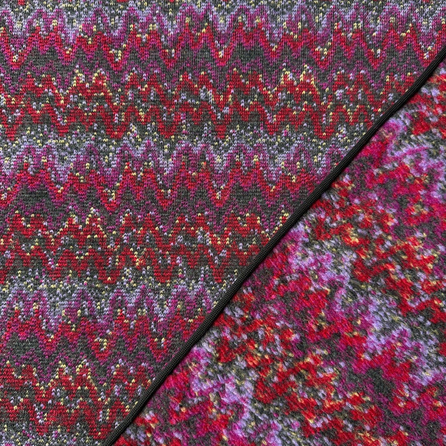 Zig Zag Knitted Fabric