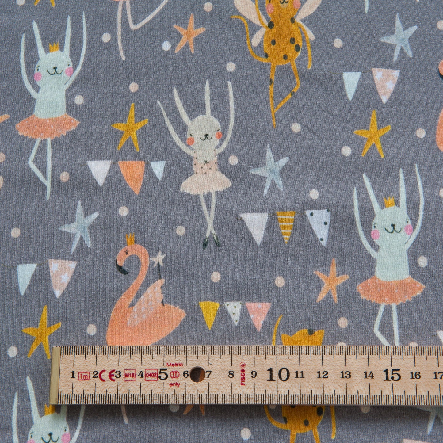 Ballerina Organic Cotton Jersey in Grey